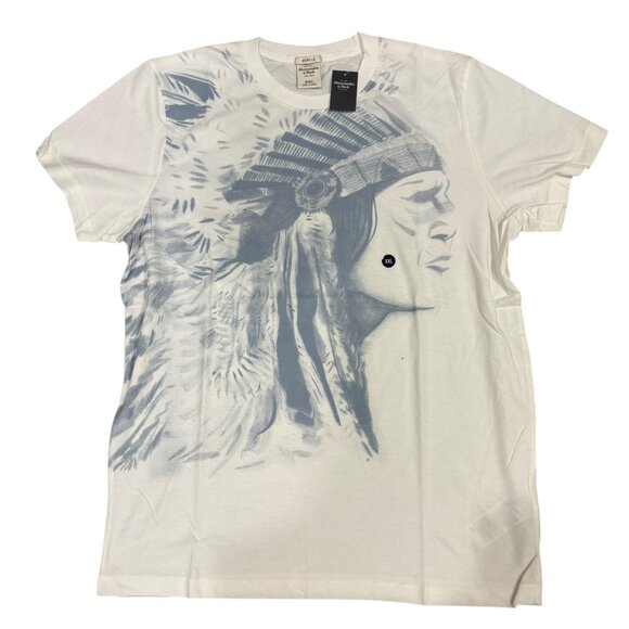 Abercrombie & Fitch Muscle Fit T-Shirt – Indian Head Design - Picture 1 of 4